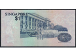 SINGAPOURE 1 DOLLAR Non daté (1976) Série D56 TTB+ (W9)
