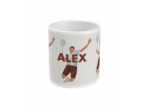 Tasse ou mug "Joueur de badminton" - personnalisable