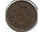 SUISSE 2 RAPPEN 1932 B TTB