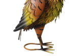 Figurine hibou plume de feu 20x13x37cm