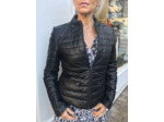 AF2018705 Veste femme cuir agneau prune