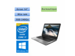 HP ProBook 640 G1 - Windows 10 - i7 8Go 240Go SSD - 14 - Webcam - Ordinateur Portable PC