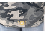 Sweat à capuche camouflage logo "petite patte de chien"