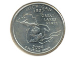 AMERIQUE (U.S.A) 1/4 DOLLAR 2004 D MIGHIGAN SUP