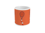 Tasse ou mug "Raquette de tennis" - Personnalisable