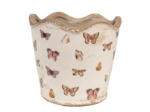 Pot de fleurs d'intérieur Beige 16x13cm