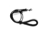 Laisse TREK STAR, Noir pour chiens - 120cm x 1,5cm