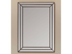 Miroir rectangulaire bords biseautés 74x100x3cm