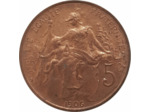 FRANCE 5 CENTIMES DUPUIS 1906 SUP/NC