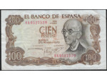 ESPAGNE 100 PESETAS 17-11-1970 SERIE 4K TTB (W152a)