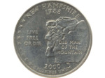 AMERIQUE ( U.S.A ) QUARTER DOLLAR (1/4 DOLLAR) 2000 D NEW HAMPSHIRE TTB+