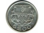 PORTUGAL 5 ESCUDOS 1942 TTB+