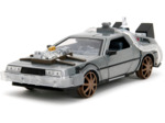 Jada 34996 - Retour vers le futur Partie 3 - Delorean avec roues de train - 1/24