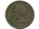 FRANCE 10 CENTIMES NAPOLEON III 1855 K ancre TB+(G248)