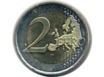 ESTONIE 2011 2 EURO COLORISEE CARTE PAYS SUP