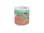 Tasse ou mug "Joueuse de Tennis" - Personnalisable