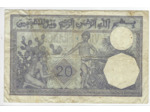 ALGERIE 20 FRANCS 16 11 1928 SERIE  V.2848 TB+