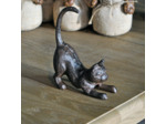 Cale porte statuette déco chat fonte 18x6x14cm