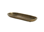 Plateau décoratif BOIRA bronze antique 39x14x4cm