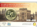 BELGIQUE 2020 2.50 EURO 100 ANS DES JEUX OLYMPIQUES D ANVERS COINCARD