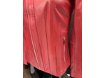 MA7352 Blouson femme cuir  rouge