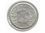 SUISSE 1/2 FRANC 1959 B