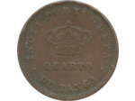 INDE PORTUGAISE 1/4 TANGA (15 REIS) LUIS Ier 1886 TTB