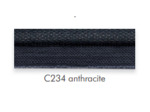 42028 Simple passepoil anthracite C234 11mm le mètre