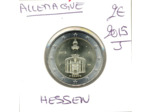 ALLEMAGNE 2015 J 2 EURO COMMEMORATIVE HESSEN SUP