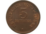 ANGOLA 5 CENTAVOS 1922 SUP- (W62) N2