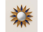 Miroir étoile dorée résine 28x2x28cm