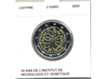 CHYPRE 2020 2 EURO 30 ANS DE L INSTITUT DE NEUROLOGIE ET GENETIQUE SUP