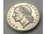 FRANCE 5 FRANCS LAVRILLIER ALUMINIUM 1946 SUP (G766)