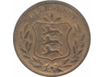 GUERNESEY 8 DOUBLES 1889 H TTB+