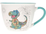 Bol timbale - Motif Gentil Dino - matière porcelaine fine - contenance 550ML