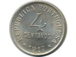 PORTUGAL 4 CENTAVOS 1917 SUP (W566)