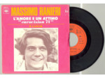 45 Tours MASSIMO RANIERI "A LUCIA" / "L'AMORE E UN ATTIMO"