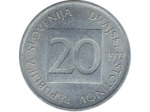 SLOVENIE 20 STOTINOV 1992 TTB+