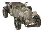 Voiture décorative en métal de style Anglais.