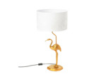 Lampe héron doré 88x40x40cm