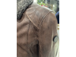 521963-1 Blouson homme cuir marron bison