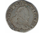 HENRI III (1574-1589) TESTON 1577 L (Bayonne) TB