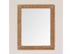 Miroir dentelle indienne résine doré 32x27cm