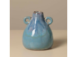 Petit vase céramique bleu Azul 11x9cm