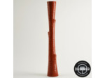 Vase Scott tronc orange céramique 10x10x67cm