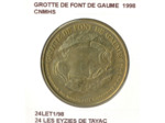 24 LES EYZIES DE TAYAC GROTTE DE FONT DE GAUME CNMHS 1998 SUP-