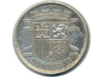 ESPAGNE REPUBLIC 1 PESETA 1933 TTB (W750)