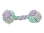 TRIXIE, Jouet Haltère en corde pour chiot - 15cm