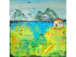 Tableau 3D 20x20 cm Série "Home Sweet Home" #4