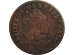 LOUIS XIV (1643-1715) LIARD DE FRANCE 1656 B* (Pont De L'Arche) TB-